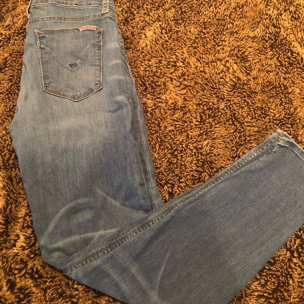 Hudson Jeans nico midrise super skinny light wash